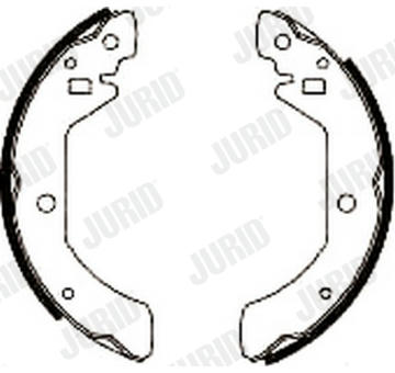 Sada brzdových čelistí JURID 361223J