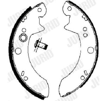 Sada brzdových čelistí JURID 361421J