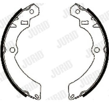 Sada brzdových čelistí JURID 361531J