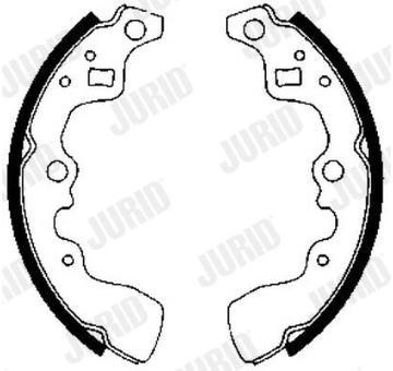 Sada brzdových čelistí JURID 361532J