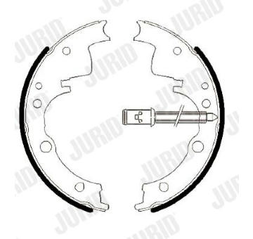 Sada brzdových čelistí JURID 362314J