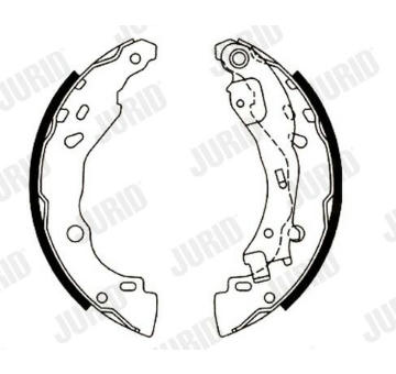 Sada brzdových čelistí JURID 362443J