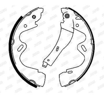 Sada brzdových čelistí JURID 362467J