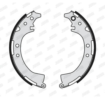 Sada brzdových čelistí JURID 362655J