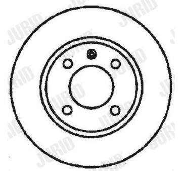 Brzdový kotouč JURID 561361JC
