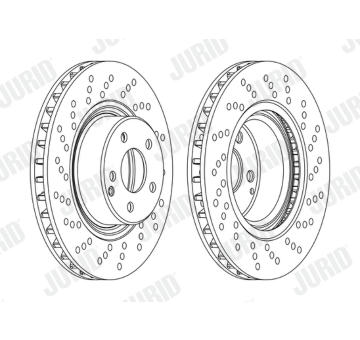 Brzdový kotouč JURID 562101JC-1