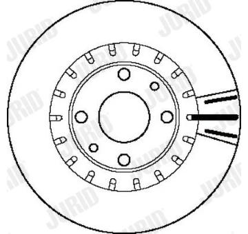 Brzdový kotouč JURID 562121J