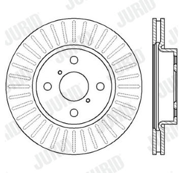 Brzdový kotouč JURID 562421JC