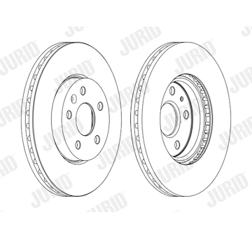 Brzdový kotouč JURID 562462JC-1