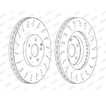 Brzdový kotouč JURID 562569JC