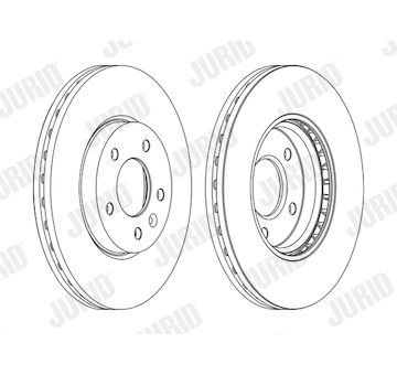 Brzdový kotouč JURID 562631JC-1