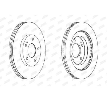 Brzdový kotouč JURID 562875JC