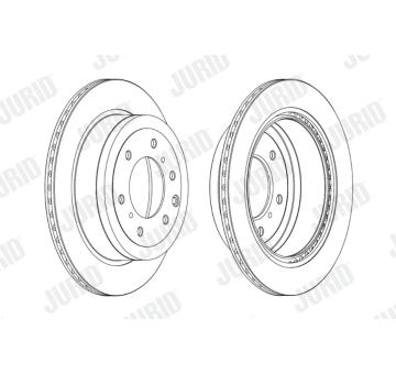 Brzdový kotouč JURID 562914JC