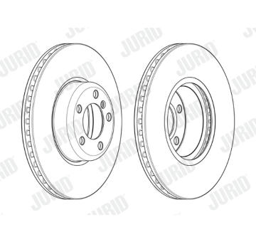 Brzdový kotouč JURID 562979JC-1