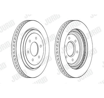 Brzdový kotouč JURID 563024JC-1