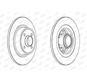 Brzdový kotouč JURID 563035JC-1