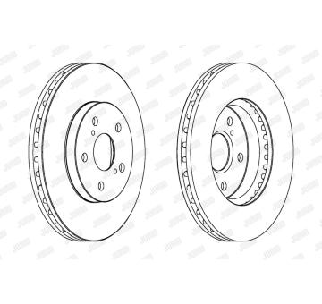 Brzdový kotouč JURID 563047JC