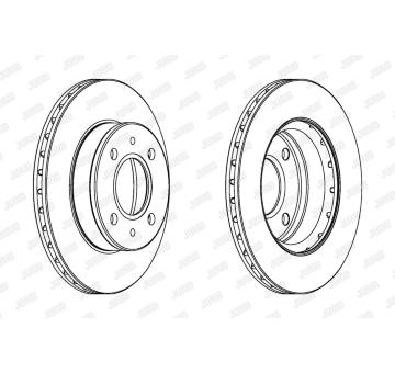 Brzdový kotouč JURID 563055JC