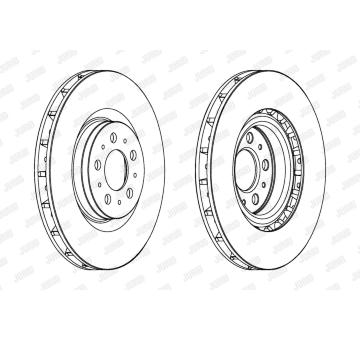 Brzdový kotouč JURID 563089JC-1