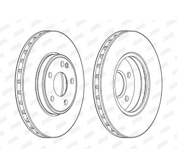 Brzdový kotouč JURID 563114JC