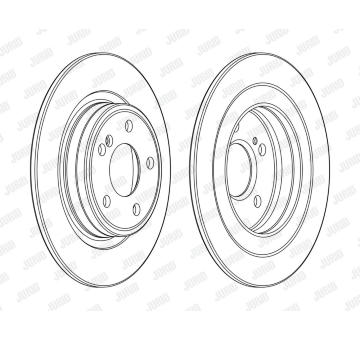 Brzdový kotouč JURID 563140JC