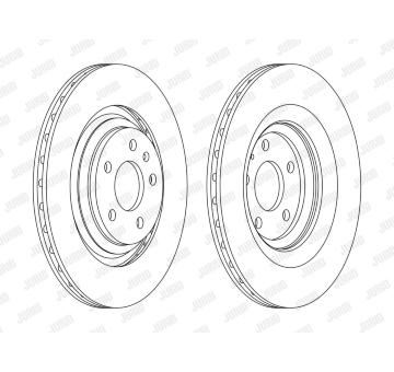 Brzdový kotouč JURID 563164JC