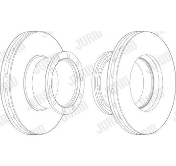 Brzdový kotouč JURID 567113J