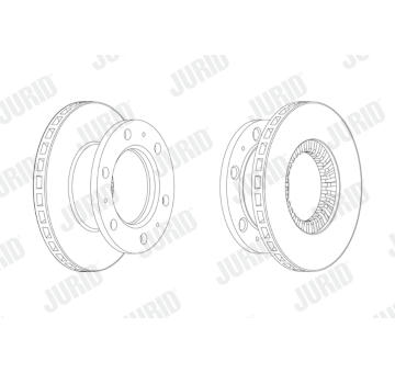 Brzdový kotouč JURID 567121J