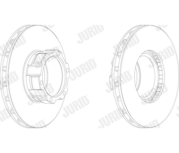 Brzdový kotouč JURID 567770J