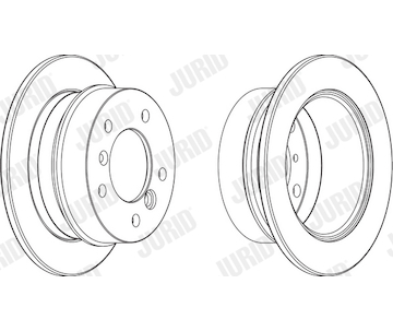 Brzdový kotouč JURID 569120J