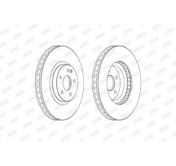 Brzdový kotouč JURID 569261J