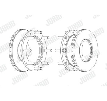 Brzdový kotouč JURID 569264J