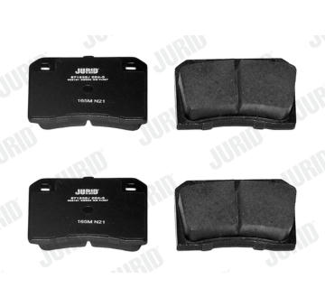 Sada brzdových destiček, kotoučová brzda JURID 571532J