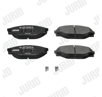Sada brzdových destiček, kotoučová brzda JURID 572378J