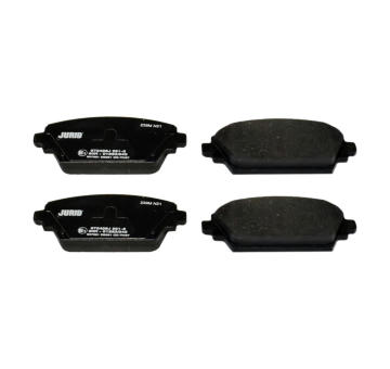 Sada brzdových destiček, kotoučová brzda JURID 572428J