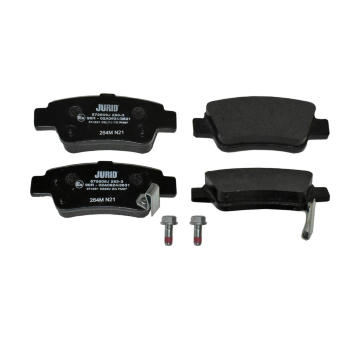 Sada brzdových destiček, kotoučová brzda JURID 572606J
