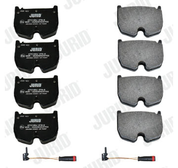 Sada brzdových destiček, kotoučová brzda JURID 573180J