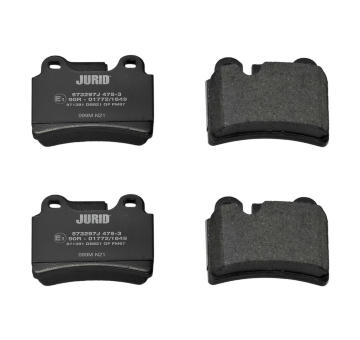 Sada brzdových destiček, kotoučová brzda JURID 573297J