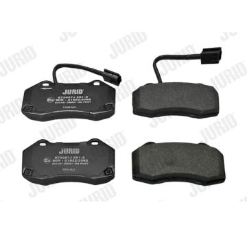 Sada brzdových destiček, kotoučová brzda JURID 573957J