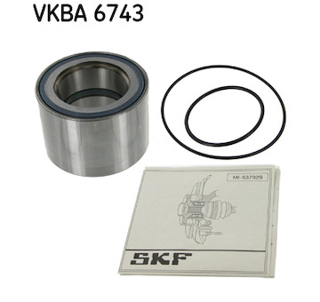 Sada ložisek kol SKF VKBA 6743