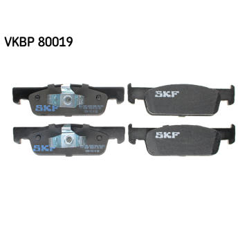 Sada brzdových platničiek kotúčovej brzdy SKF VKBP 80019