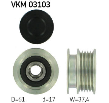 Voľnobeżka alternátora SKF VKM 03103