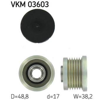 Předstihová spojka SKF VKM 03603