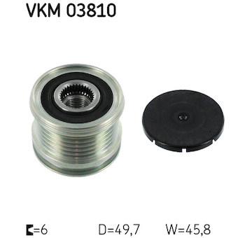 Voľnobeżka alternátora SKF VKM 03810