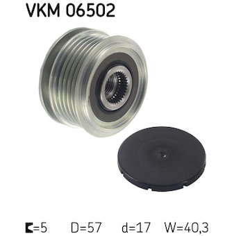 Předstihová spojka SKF VKM 06502