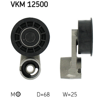 Napínací kladka, ozubený řemen SKF VKM 12500