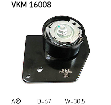 Napínací kladka, ozubený řemen SKF VKM 16008