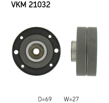 Vratna/vodici kladka, ozubeny remen SKF VKM 21032