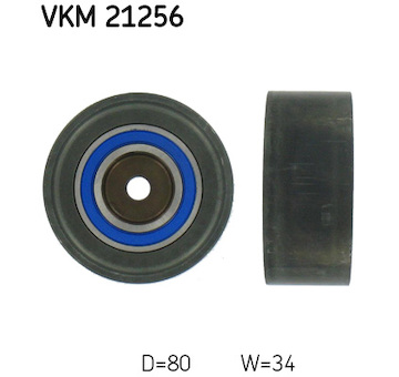 Vratná/vodicí kladka, ozubený řemen SKF VKM 21256