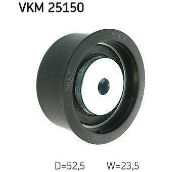Vratna/vodici kladka, ozubeny remen SKF VKM 25150